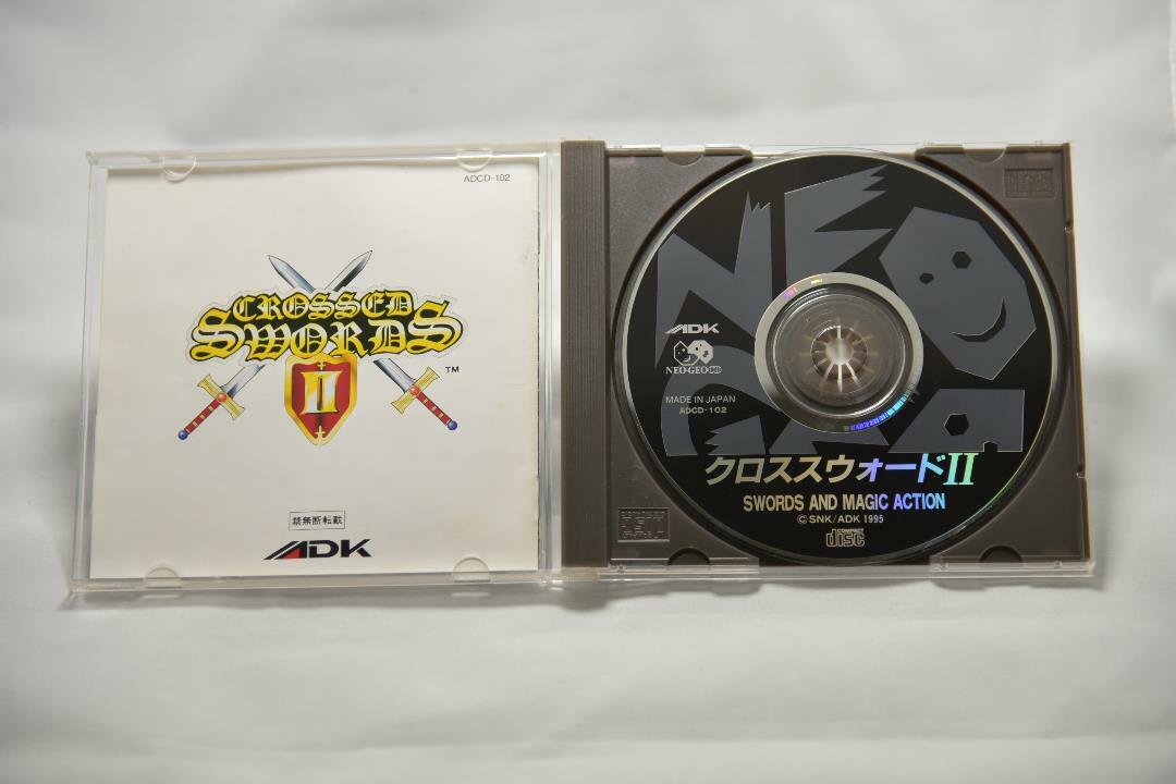 Crossed Swords 2 NeoGeo CD NCD Used Japan Boxed Tested Crossed Swords 2 NeoGeo CD NCD Used Japan Boxed Tested