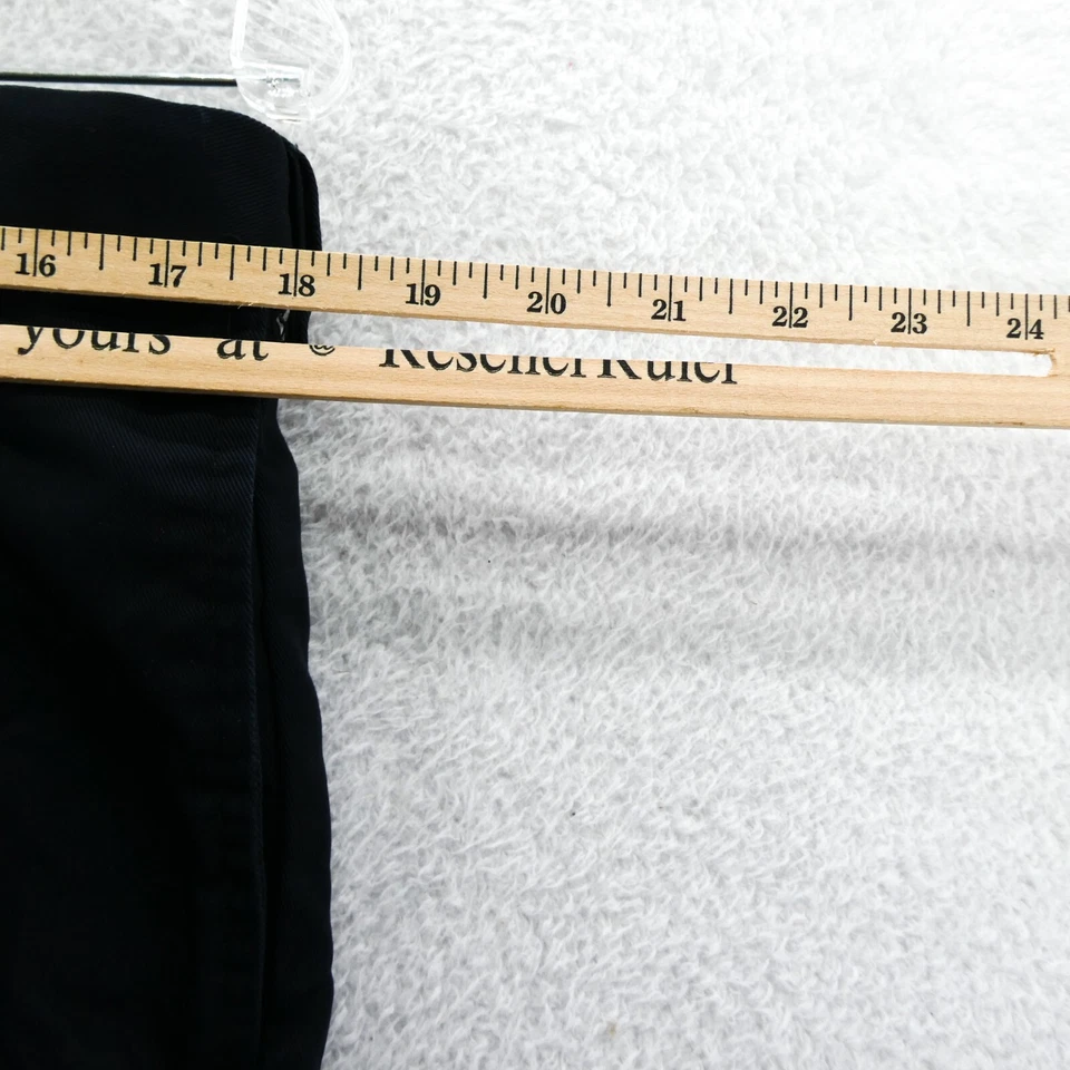 IZOD хаки брюки 34 x 29 мужской темно-синий прямой ноги 34 x 29 бизнес Chino брюки - Изображение 4 из 4