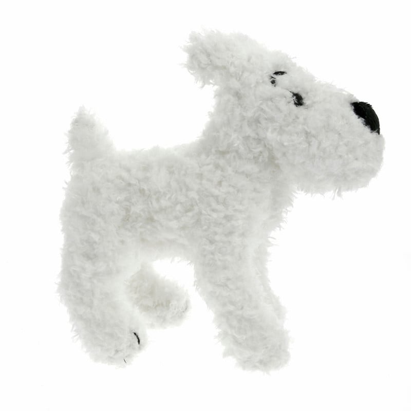 HERGE TINTIN MILOU SNOWY Plush Doll Fluffy Toy 20cm Authentic