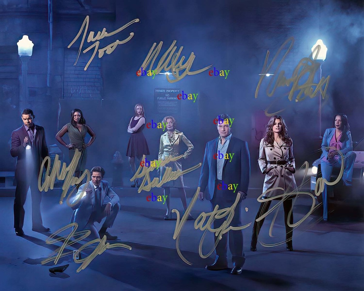 Cast Castle Tv Series Streaming Castle TV Series Cast AUTOGRAPHED