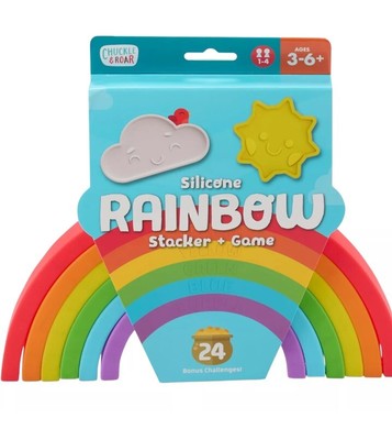 Chuckle & Roar Mini  Rainbow Stacker Kids' Puzzle 8pc Set BRAND NEW