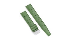 Cinturino orologio Tropic Sport diver gomma FKM alta qualità 18mm vintage verde