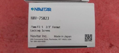 Lot of 2 Boxed Navitar NMV-75M23 Lens UPS Shipping! Make Offers! C-1 - Picture 3 of 3