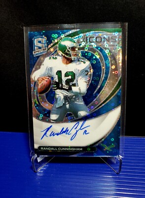 2022 Panini Randall Cunnigham Spectra Icons Disco Autugraph /50 SSP - EAGLES
