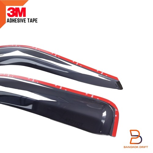 WEATHER SHIELD WINDOW VISOR RAIN GUARD FOR TOYOTA HILUX UTE 88-96 EX CAB LN85 - Picture 8 of 8