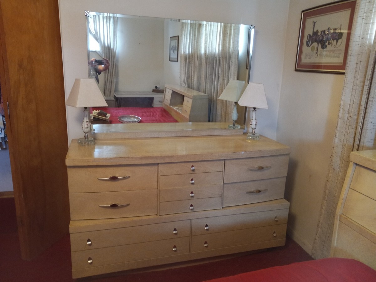 Vintage Blonde Bedroom Set
