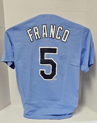 WANDER FRANCO TAMPA RAYS Nike MLB Player Name Number T-Shirt ADULT XL NWT SALE