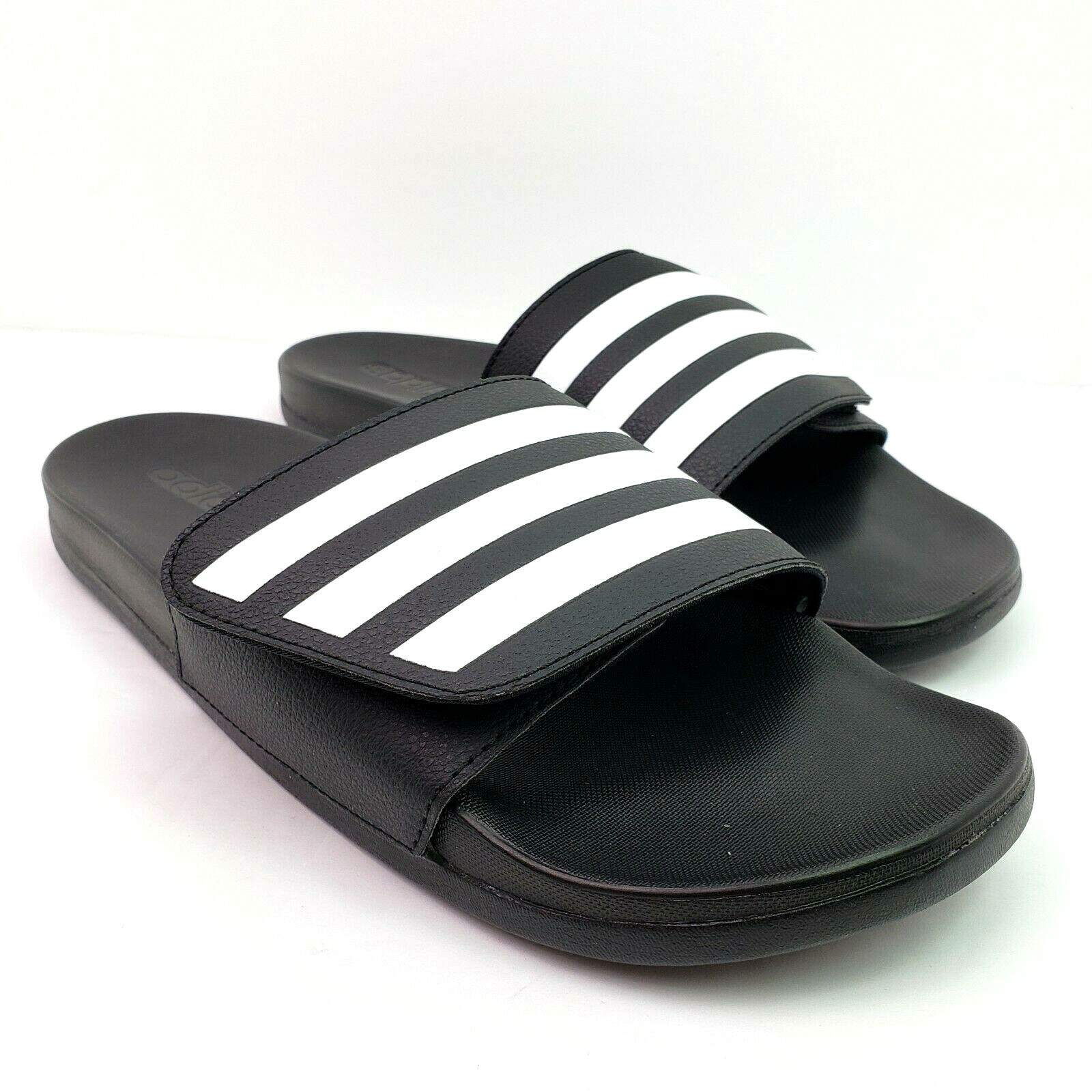 Adidas Adilette Comfort ADJ Mens 8 Wms White Black 9 GZ8951 2021æ¿å®éè²© Slides Sandals