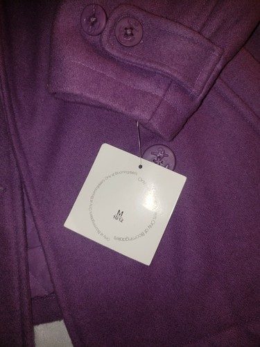Damenmantel Horizon Größe M Lila 80% Wolle - Bild 7 von 10