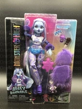NEW Monster High G3 Abbey Bominable Doll & Pet Tundra Mattel 