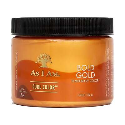 As I Am Curl Color Temporary Color Gel - Bold Gold 6 oz