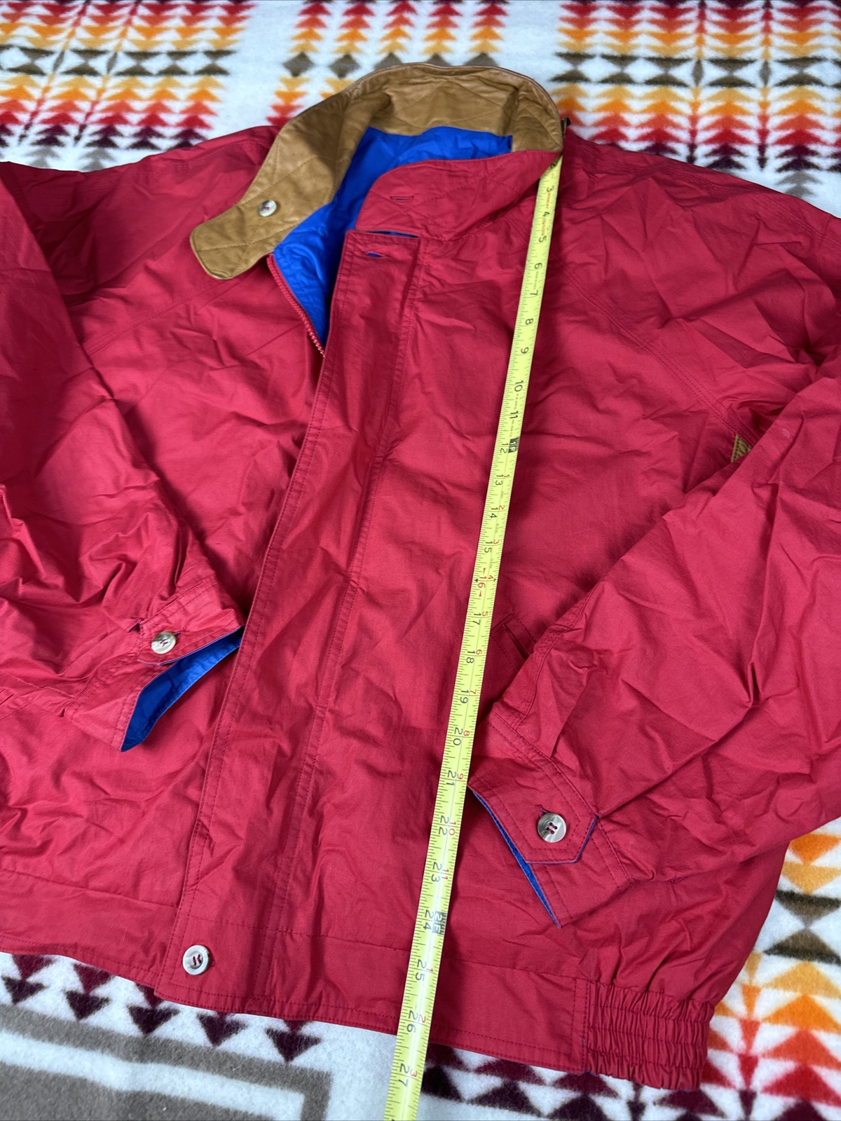 Marine Tech Reversible Vintage Bomber Sailing Jacket … Gem