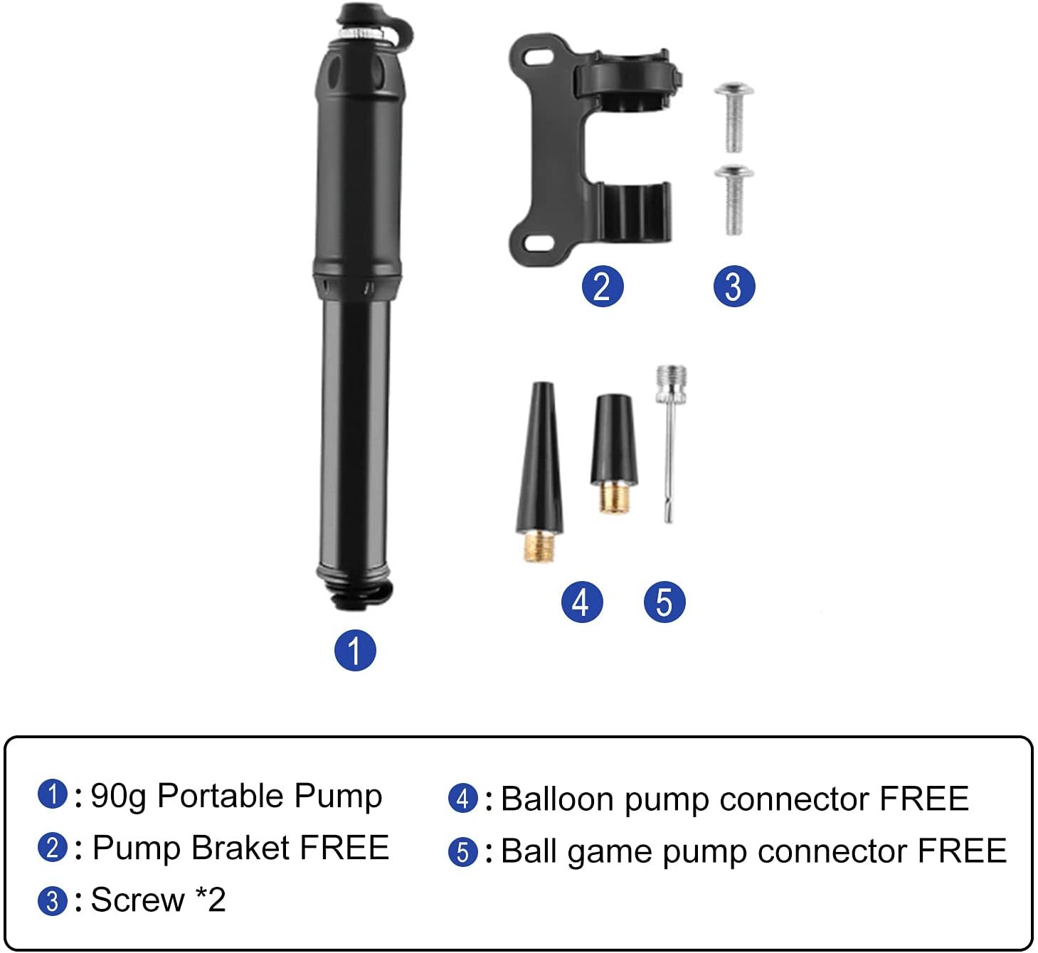 ENGWE Mini Bike Air Pump Bicycle Pumps for Electric Bike uk eBay