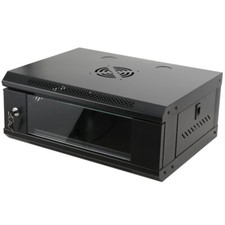 4U 22" Wall Mount Network Server Cabinet Enclosure Rack w/ Locking Lock  2 Keys