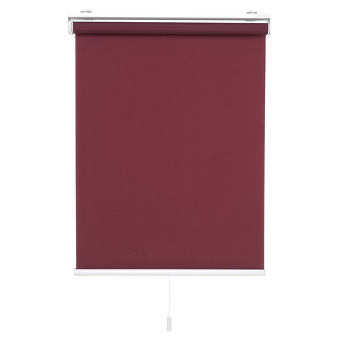 Mittelzugrollo Springrollo Rollo Softrollo inkl. Klemmträger 80 x 130cm bordeaux - Bild 5 von 5