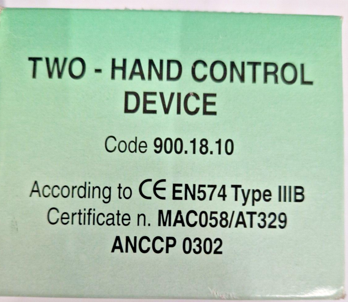 Two Hand Safety Start Valve Pneumax 900.18.10, With Instructions