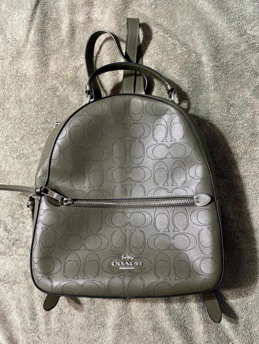 Coach Jordyn Backpack Signature Perforated Midnight Blue Leather 2322 Coach jordyn backpack in - Gem main image 3