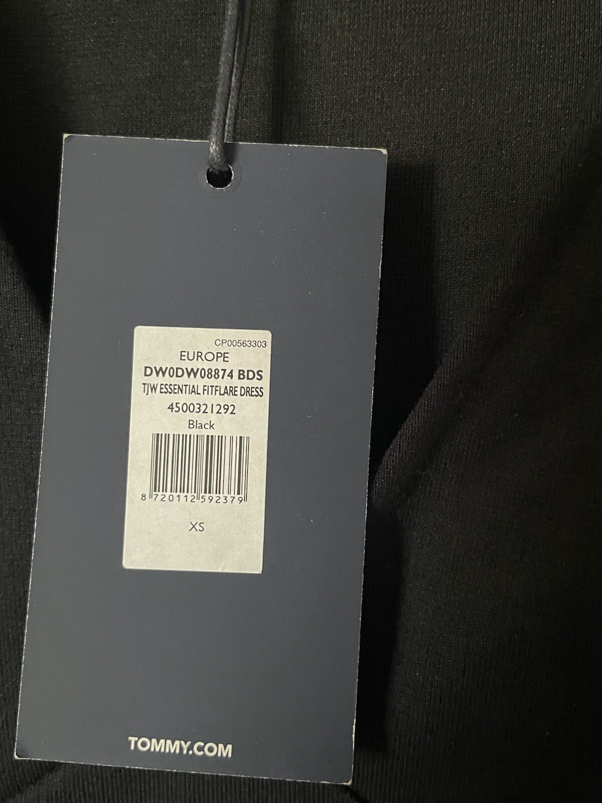 Tommy Hilfiger Women's XS Black Fit and Flare Dress - Essential Style image 3