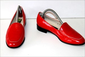 Jb Martin Mocassins Cuir Souple Rouge Doubles Cuir T 41 Tbe Ebay