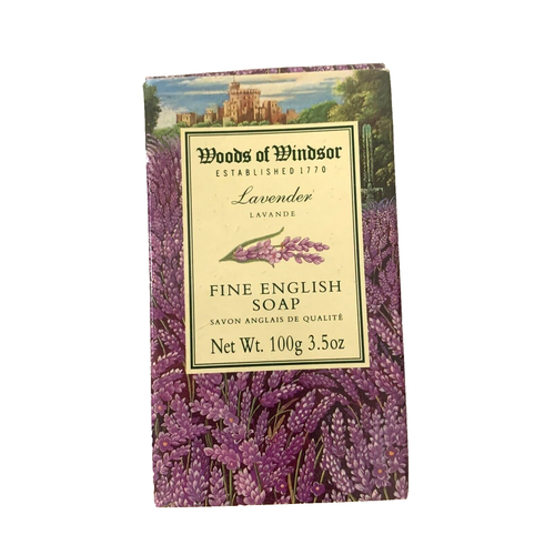 Savon Woods Of Windsor Lavande - 3 X 60g - Pour Femme - Parfum Lavande Apaisant - Neuf