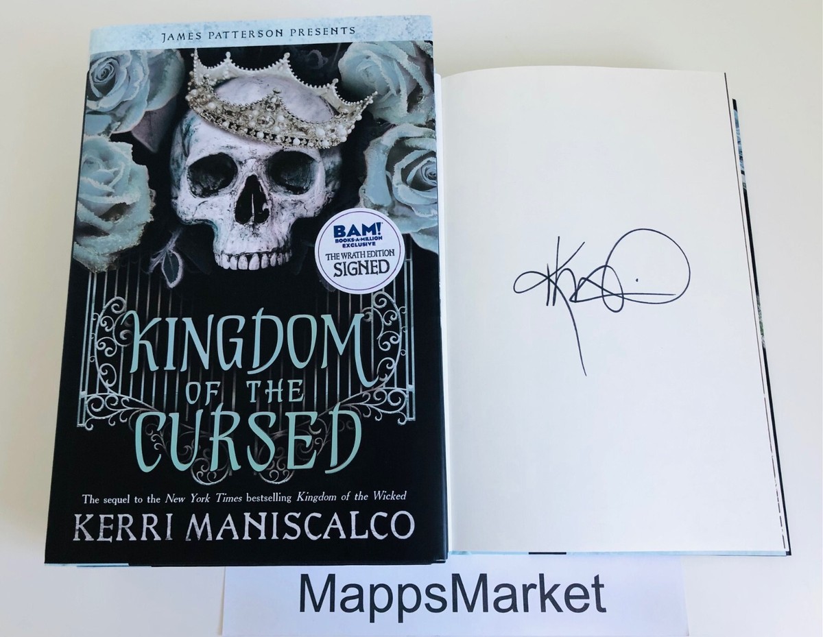 SIGNED Kingdom of the Cursed Kerri Maniscalco BAM EXCLUSIVE 1/1
