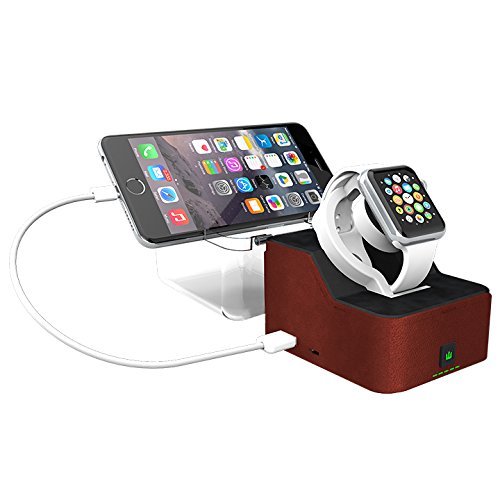 Trident 2700 mAh Powerbank Odyssey Valet for Apple Watch 1 2 3 Cognac - 第 2/3 張圖片