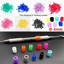 100/Box Dental Silicone Color Code Rings Bands Hygienist Instruments 10 Colors