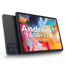 2025 Latest 11 Inch Tablet Android 15 Tablets with Octa Core Processor 16GB R...