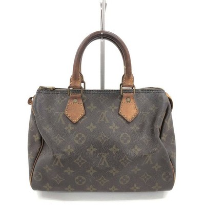 LOUIS VUITTON Speedy 25 M41528 Monogram Handtasche MINI BOSTON Tasche Gut - S...