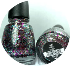 China Glaze Nail Polish * PIZZAZZ * 1120 #80654 * Multi Colored Glitter Lacquer