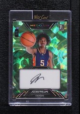 2023-24 Wild Card Metallix Basketball WildFractal 1/1 Julian Phillips Auto 0h6x