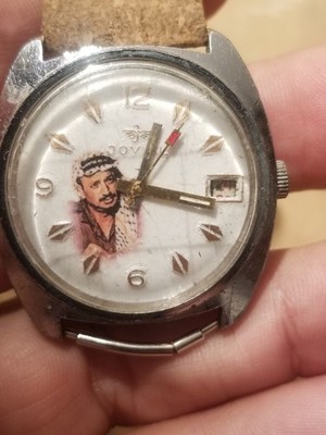 1994 yasser arafat palastinian PRESIDENT WATCH SPECIAL MEMORIAL RARE