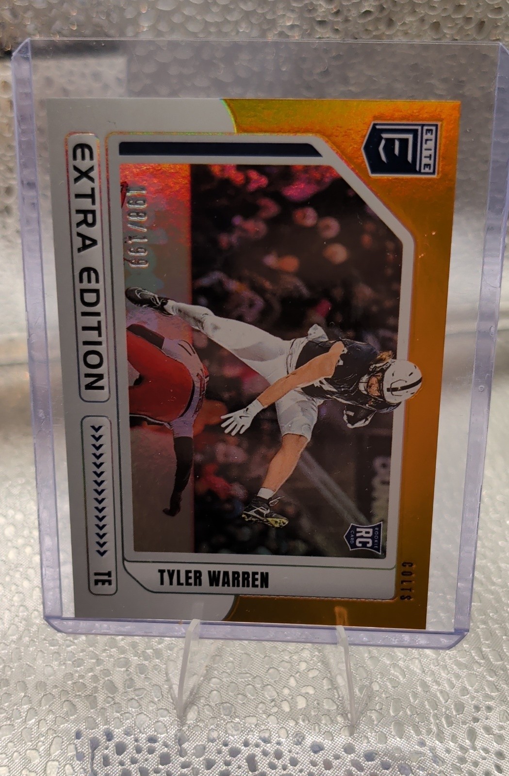 2025 Panini Donruss Elite - Extra Edition Tyler Warren #4 Orange /199 (RC)