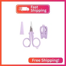 Pastel Mini Folding Scissors with Safety Cap Small Portable Travel Scissors Litt