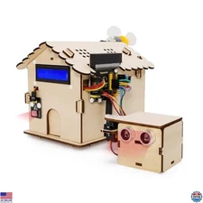 KEYESTUDIO Smart House Kit for Micro:bit V2(not Included), DIY Microbit Home