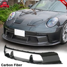 For Porsche 911 992 Gt3 2022up Dry Carbon Front Bumper Intake Panel Vent Grill