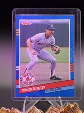1991 Donruss - Wade Boggs #178 4 Red Stripes on Right Border