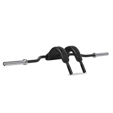 Titan Fitness Marrs-Bar Lite, Cambered Safety Squat Barbell with 45-Degree Drop