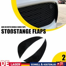 Sto&szlig;stange Aero Flaps Schwarz vorn f&uuml;r Mercedes C-Klasse W205 C205 A205 S205 C43
