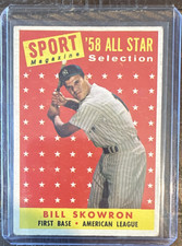 Topps 1958 Topps #477 Bill Skowron '58 All Star Selection Base Set