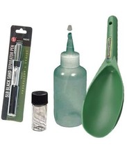 Sluice Monkey Black Sand Pocket Magnet, 4oz Sniffer Bottle, Glass Vial  Green