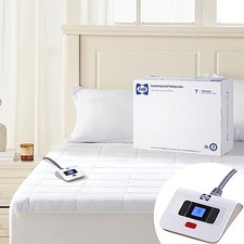 Electric Mattress Pad Size, 10 Heating Settings Heated Mattress Pad, Bed Twin