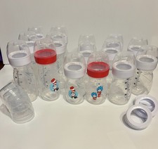 Lot of 15 Playtex Baby Nurser Drop-Ins Bottles 4oz 8oz Mixed Dr Seuss