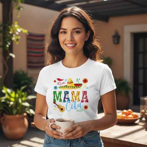 Mamacita T-Shirt Script Style Muttertag Geschenkidee für Sie - Bild 4 von 34