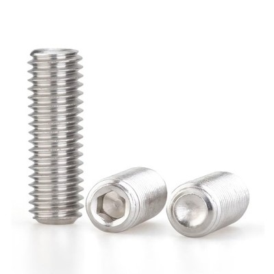 M3 x 12mm 50 Pcs Set Screws, Headless Concave End, Grub Screws with Internal ...