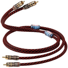 Audiophile RCA to RCA Audio Cable with 4-Core-OFC Shielded RCA Stereo Cables for