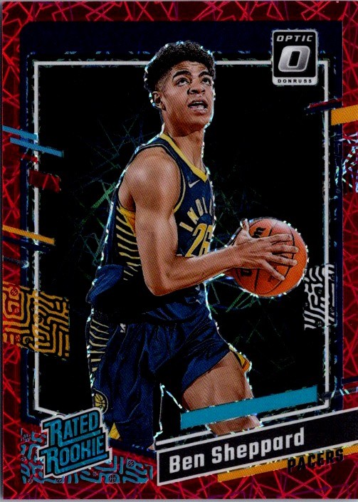 2023-24 Donruss Optic #221 Ben Sheppard Red Velocity #/299