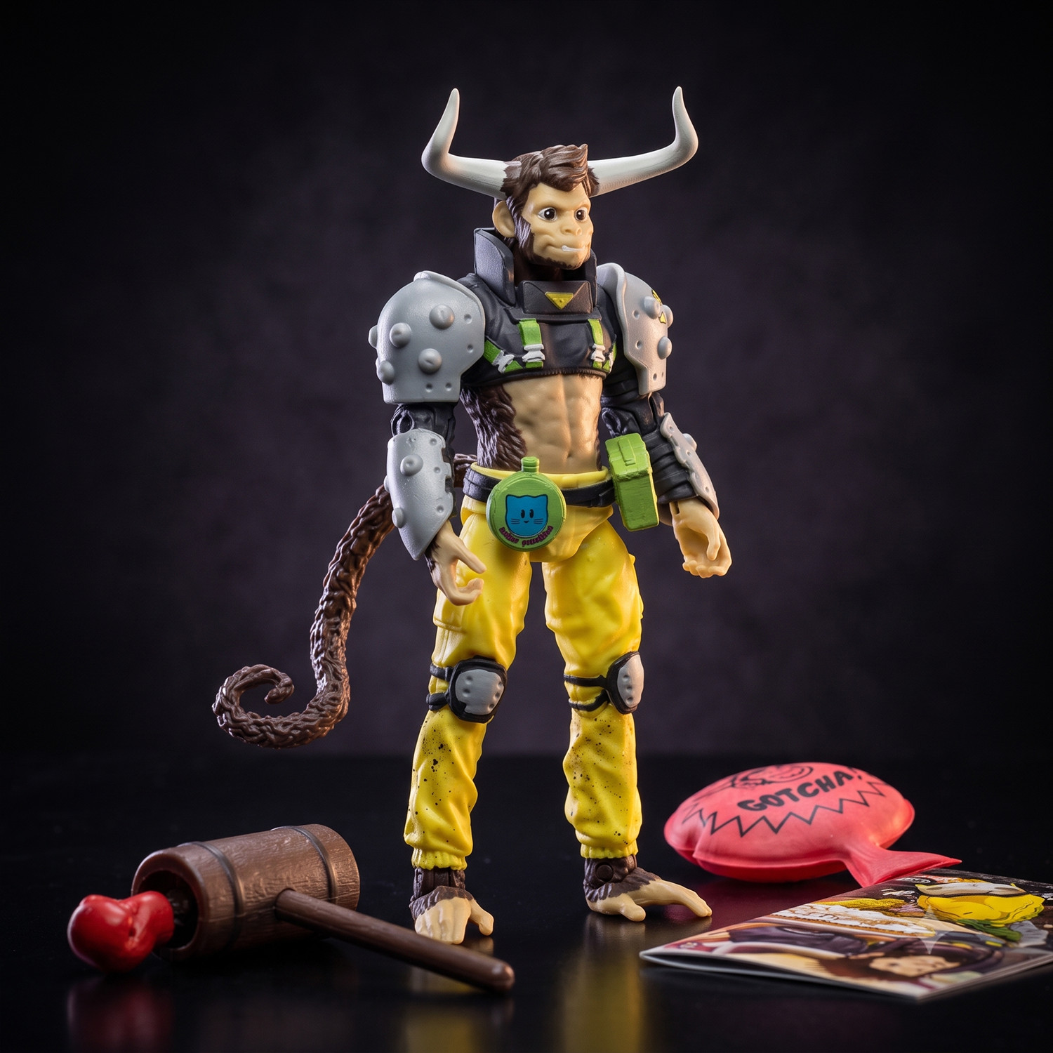 Albert Vii 1:12 Scale 5" Human Monkey Bull Hybrid Action Figure by Altered - Thumbnail 9