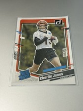 2023 Donruss Charlie Jones #317 Cincinnati Bengals Football Rated Rookie