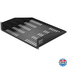 Vevor 2U Server Rack Shelf Universal Vented Cantilever Tray 19 inch Network Equi
